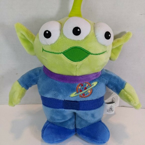 green alien plush
